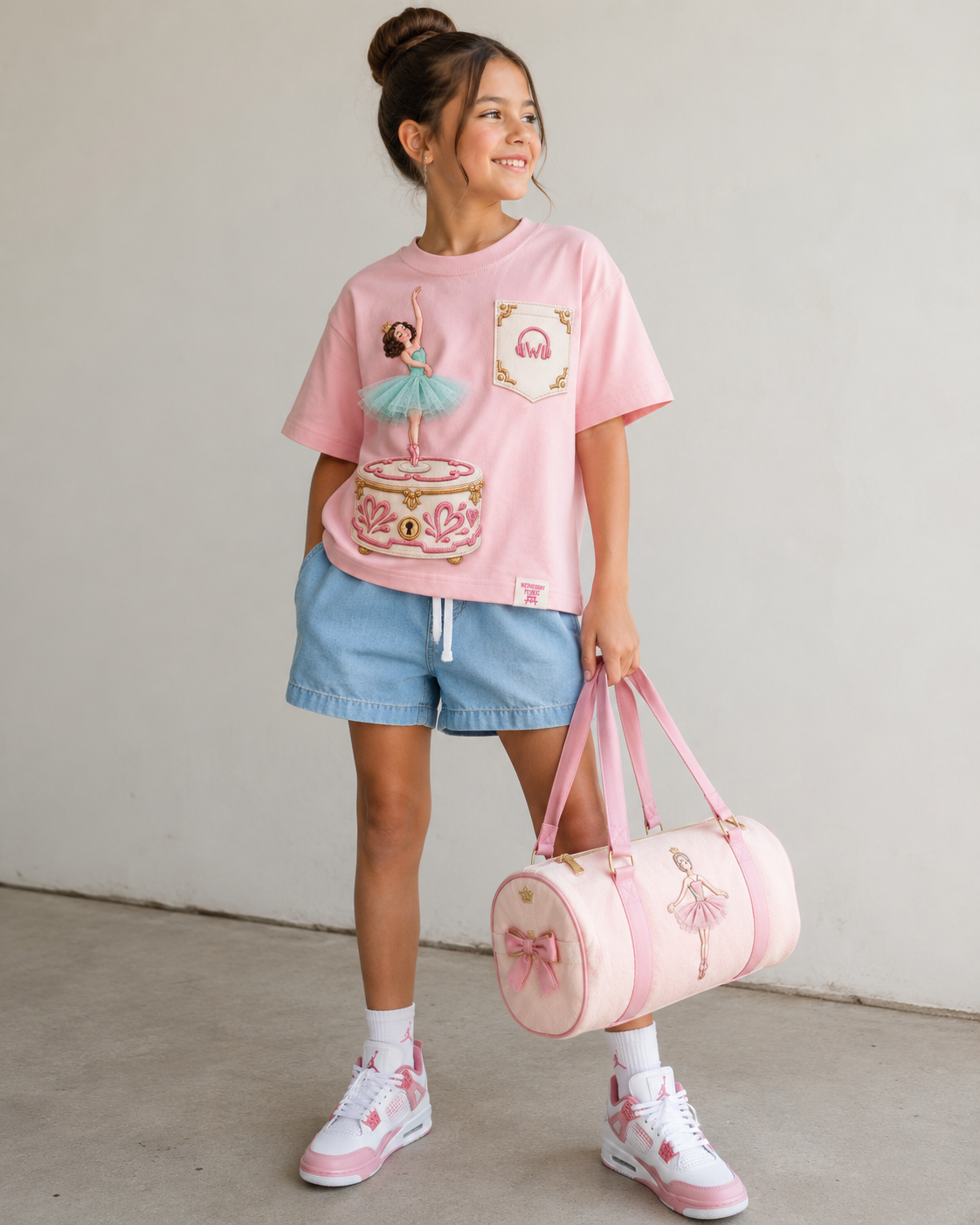 BALLERINA TOP AND BAG SET