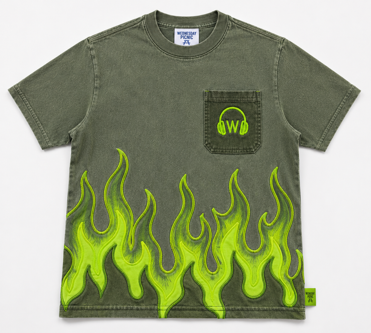 NEON FLAME TEE