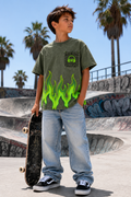 NEON FLAME TEE