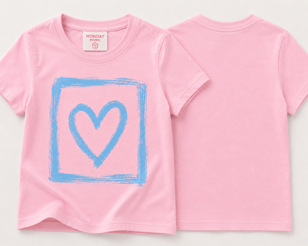 Square Heart tee