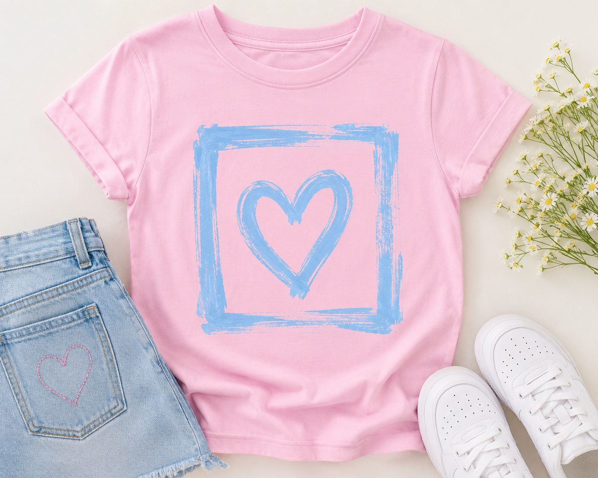 Square Heart tee